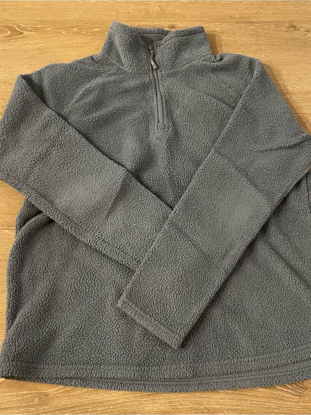 32 Degrees Women’s Dusty Blue Quarter-Zip Sherpa Fleece Pullover